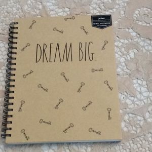 Rae Dunn Spiral notebook with hard back coverings